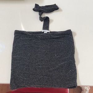 Subdued tube top with neck piece